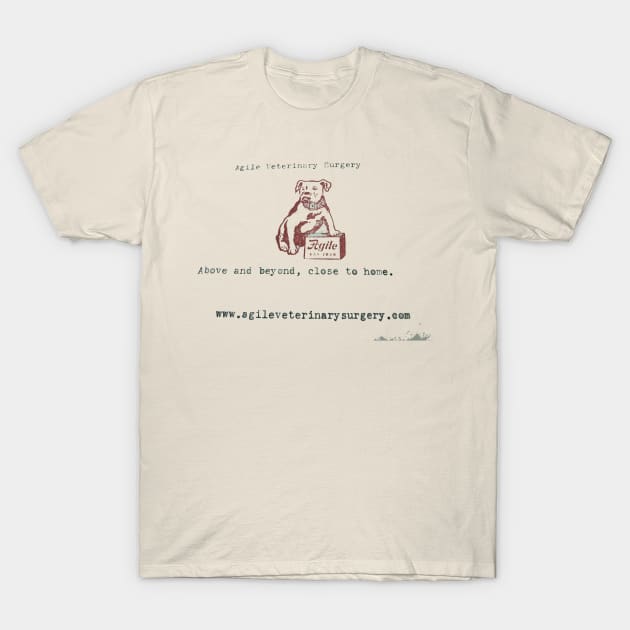 Typed T-Shirt by Agile Veterinary Surgery